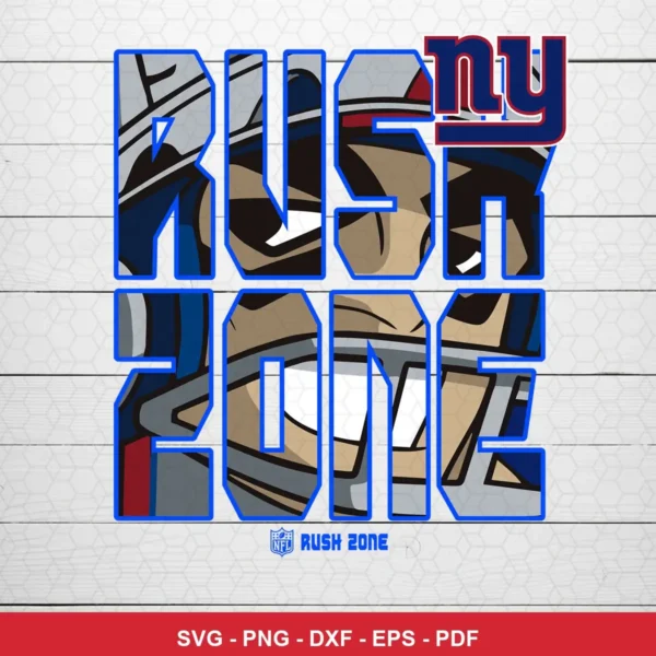 modern cartoon style with bold outlines and a sporty theme Nfl SVG expressing team pride and energy for Cricut and Silhouette