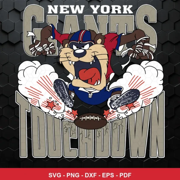cartoon, bold, dynamic Nfl SVG expressing celebration and energy for Cricut and Silhouette