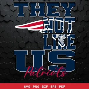 modern, bold typography with subtle team logo integration Patriots logo SVG featuring text for Cricut and Silhouette