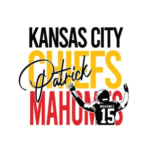 modern and bold with a touch of vintage flair Chiefs classic SVG design showing excitement and pride for Cricut and Silhouette cutting machines
