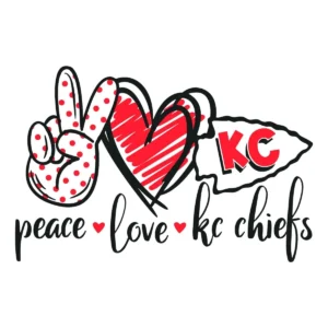 modern with playful vintage elements Chiefs classic SVG design showing excitement and pride for Cricut and Silhouette cutting machines