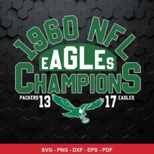 modern sports graphic with bold typography and clean layout Eagles player SVG for Cricut and Silhouette