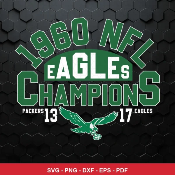 modern sports graphic with bold typography and clean layout Eagles player SVG for Cricut and Silhouette