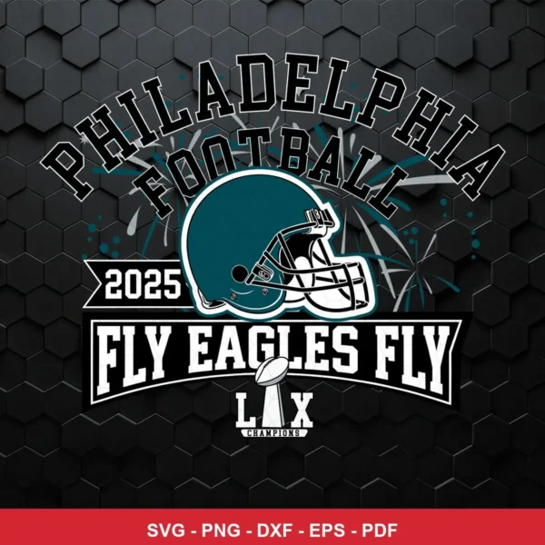 modern sports logo style with clean lines and bold typography Eagles player SVG for Cricut and Silhouette