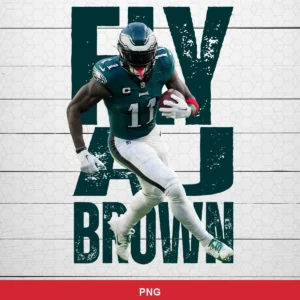 modern photographic with bold distressed typography Eagles player SVG expressing inspiration/pride for Cricut and Silhouette