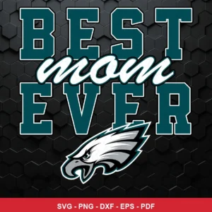 modern, clean typography with team logo integration Eagles SVG expressing appreciation, pride for Cricut and Silhouette