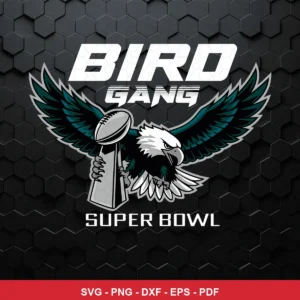 modern, bold, and clean with a strong sports branding aesthetic Eagles SVG for Cricut and Silhouette