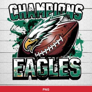 modern cartoon style with grunge texture and bold typography Eagles SVG for Cricut and Silhouette