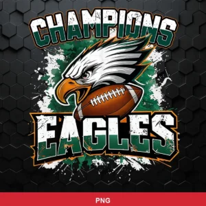 modern, bold graphic with distressed texture and splatter effects Eagles SVG for Cricut and Silhouette