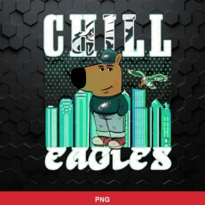 modern cartoon style with bold outlines and vibrant colors Eagles SVG for Cricut and Silhouette