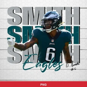 modern photographic with layered text and graphic elements Eagles player SVG for Cricut and Silhouette