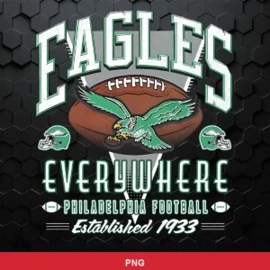 modern sports graphic with vintage typography elements Eagles SVG expressing team pride and identity for cutting machines