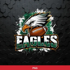 modern, bold, and dynamic sports logo design with splatter paint effects Eagles logo SVG for Cricut and Silhouette