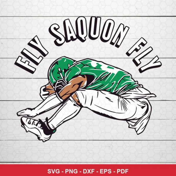 modern cartoon style with bold outlines and dynamic action pose Eagles SVG for Cricut and Silhouette