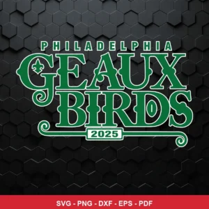 modern, clean typography-based design without cartoon or character elements Eagles player SVG for Cricut and Silhouette