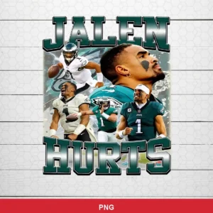 modern digital collage with realistic player images and bold typography Eagles SVG for Cricut and Silhouette