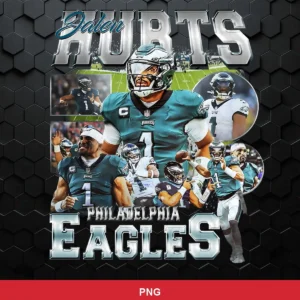 modern collage with photographic and digital art elements Eagles player SVG for Cricut and Silhouette