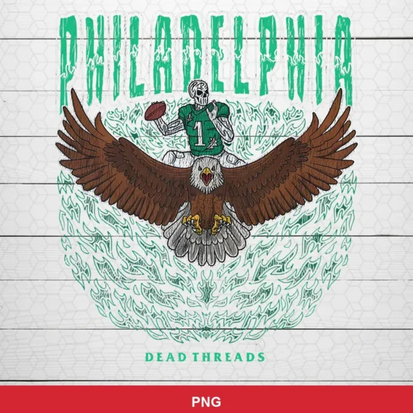 modern cartoon with stylized line art and bold graphic elements Eagles player SVG for Cricut and Silhouette