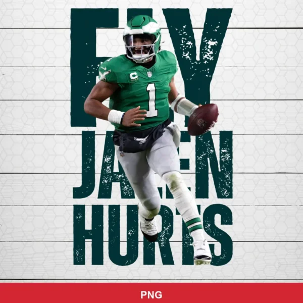 modern photographic with bold distressed typography Eagles player SVG expressing inspiration/pride for Cricut and Silhouette