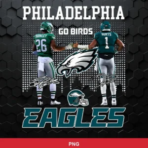 modern, photographic with graphic overlays Eagles player SVG expressing team pride and support for Cricut and Silhouette