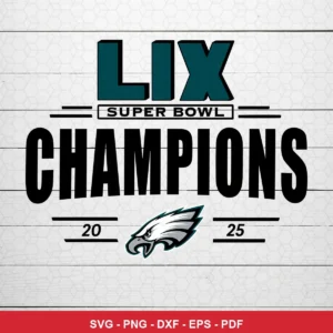 modern, clean, and minimalistic with bold typography Eagles player SVG for Cricut and Silhouette