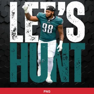modern photographic with bold distressed typography Eagles player SVG for Cricut and Silhouette