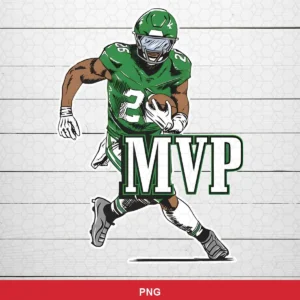 modern cartoon-style sports illustration Eagles player SVG expressing celebration/recognition for Cricut and Silhouette