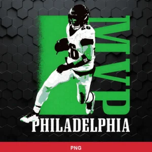 modern, stylized sports graphic with a digital art effect Eagles SVG for Cricut and Silhouette