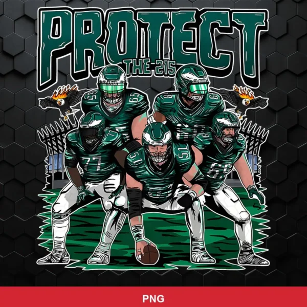 modern cartoon style with bold outlines and dynamic poses Eagles player SVG for Cricut and Silhouette