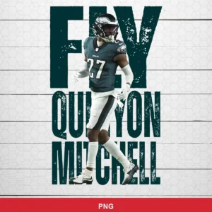 modern photographic with bold distressed typography Eagles player SVG expressing neutral/pride for Cricut and Silhouette