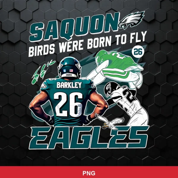 modern cartoon style with bold outlines and dynamic poses Eagles player SVG for Cricut and Silhouette