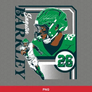 modern cartoon style with bold lines and simplified shapes Eagles player SVG for Cricut and Silhouette