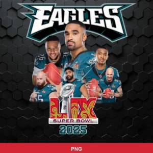 modern photographic collage with bold typography Eagles player SVG for Cricut and Silhouette