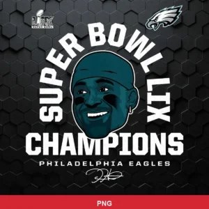 modern, clean, and bold sports graphic Eagles SVG expressing celebration and pride for Cricut and Silhouette