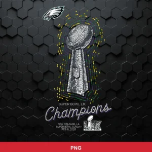 modern, sleek, mosaic tile effect Eagles SVG expressing celebration and pride for Cricut and Silhouette