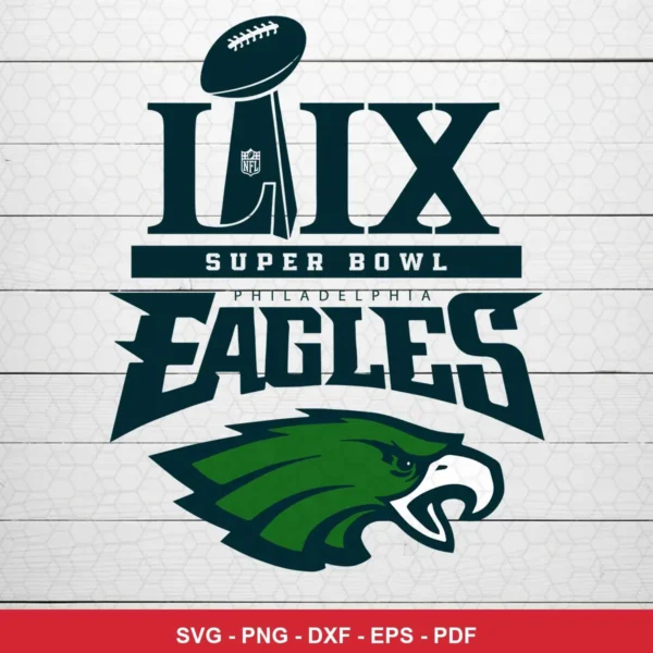 modern, clean sports logo style with bold typography and team branding Eagles logo SVG for Cricut and Silhouette