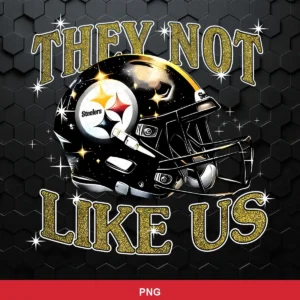 modern, glossy, and bold with a focus on a realistic football helmet and glittery typography Steelers helmet SVG