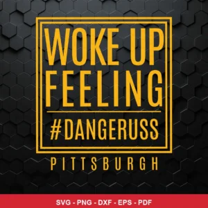 modern minimalist typography-based design Steelers player SVG expressing motivation/empowerment for Cricut and Silhouette