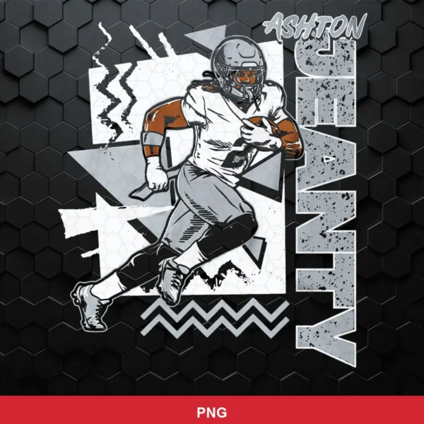 modern cartoon with vintage 90s retro elements vintage Nfl SVG expressing athleticism and energy for Cricut and Silhouette