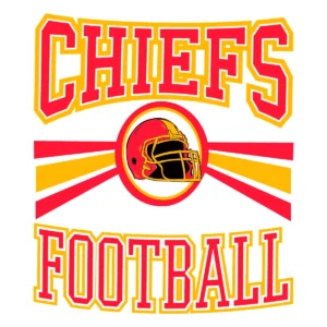 bold and vintage Chiefs helmet SVG design showing excitement and pride for Cricut and Silhouette cutting machines