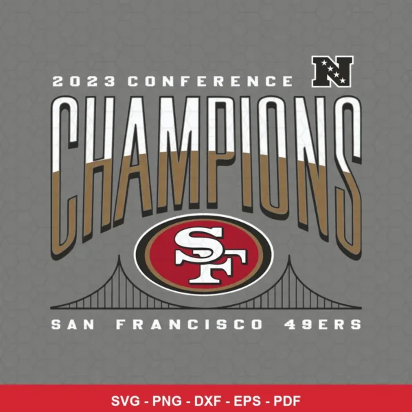 modern, clean, typographic with minimal graphic elements 49ers player SVG for Cricut and Silhouette