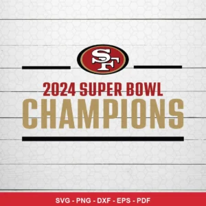 modern, clean, minimalist 49ers player SVG expressing celebration/pride for Cricut and Silhouette
