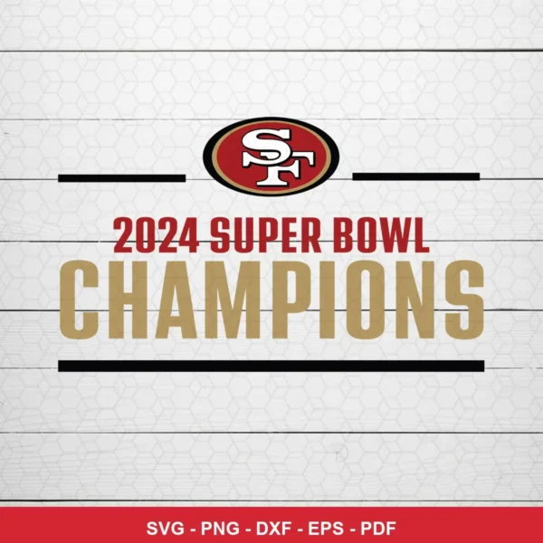 modern, clean, minimalist 49ers player SVG expressing celebration/pride for Cricut and Silhouette