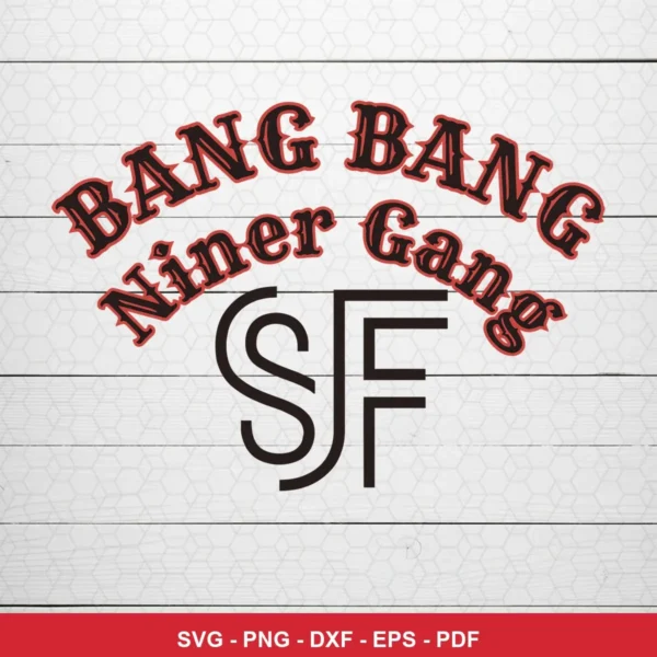 minimalist, modern typography-focused with subtle graphic elements 49ers player SVG for Cricut and Silhouette
