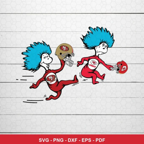 cartoon, playful, modern with a comic strip vibe 49ers helmet SVG expressing mockery and dominance for Cricut and Silhouette
