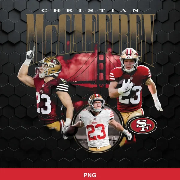 modern digital collage with photographic realism and graphic elements 49ers player SVG for Cricut and Silhouette