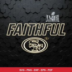 modern, sleek, minimalistic with neon outline effect 49ers player SVG expressing pride and loyalty for Cricut and Silhouette