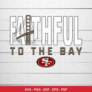 minimalist, modern typography with a subtle graphic element 49ers player SVG for Cricut and Silhouette