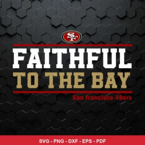 modern, clean typography-based graphic with minimalistic elements 49ers player SVG for Cricut and Silhouette