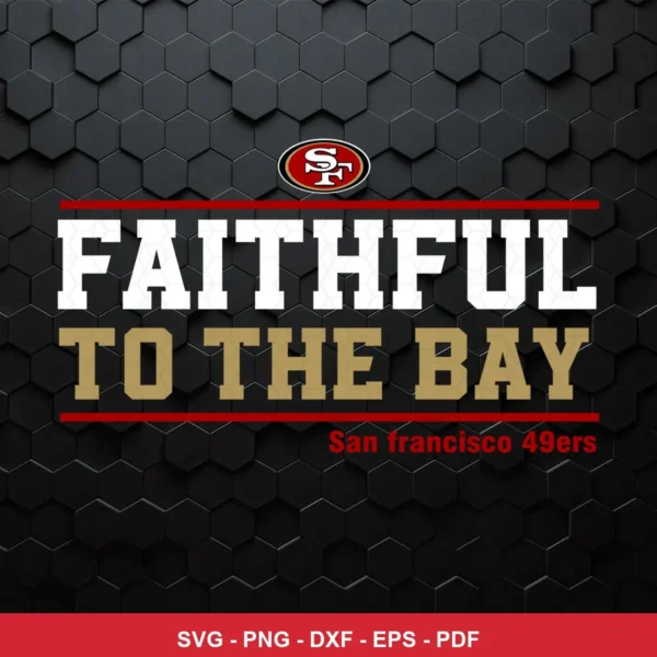modern, clean typography-based graphic with minimalistic elements 49ers player SVG for Cricut and Silhouette